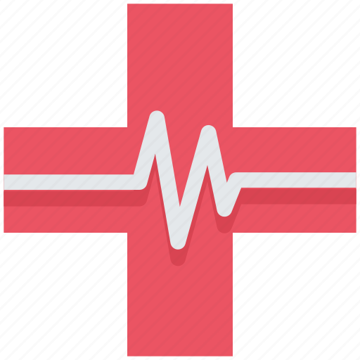 Healthcare, hospital, medical, cross, pulse icon - Download on Iconfinder