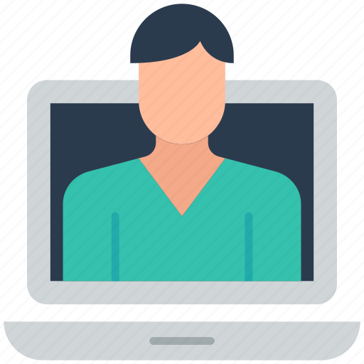 Healthcare, online, doctor, laptop, medical icon - Download on Iconfinder