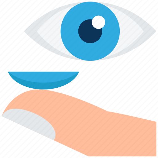 Healthcare, lens, eye, optics, finger icon - Download on Iconfinder
