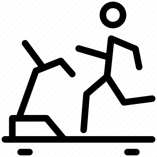 Healthcare, treadmill, fitness, run, exercise icon - Download on Iconfinder