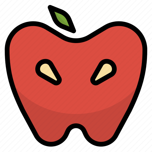 Apple, fruit, healthy, vegan, vegetarian icon - Download on Iconfinder