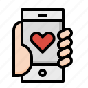 app, heart, love, mobile, phone, smartphone