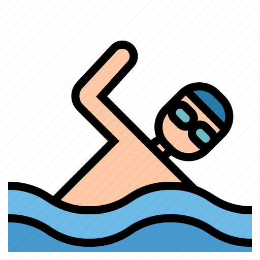 Pool, sports, swimmer, swimming icon - Download on Iconfinder