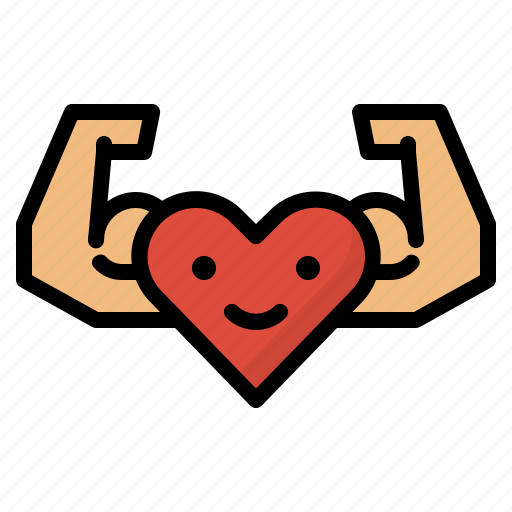 Exercise, healthy, heart, strong icon - Download on Iconfinder