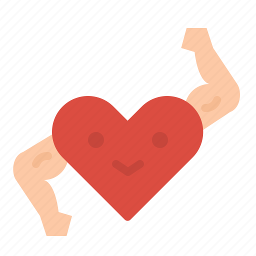 Fit, healthy, hearts, medical, muscle icon - Download on Iconfinder
