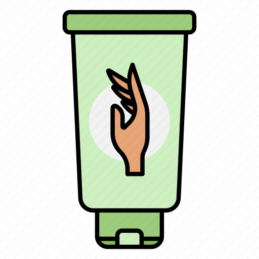 Cream, moisturizer, hand, skincare, beauty icon - Download on Iconfinder