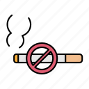 no, smoking, sign, cigarette, healthcare