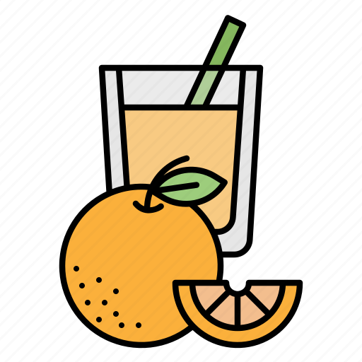 Orange, juice, fruit, healthy, drink icon - Download on Iconfinder