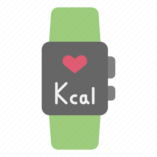 Apple, watch, kcal, calories, fitness, heart icon - Download on Iconfinder