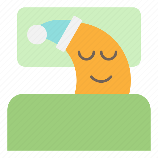 Sleeping, sleep, moon, bed, rest, night icon - Download on Iconfinder