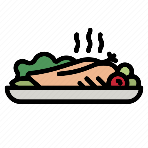Chicken, breast, food, meat, grill icon - Download on Iconfinder