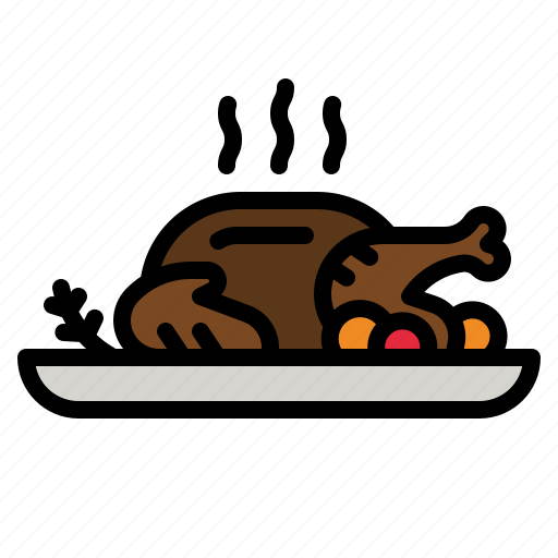 Turkey, food, meat, grill, roast icon - Download on Iconfinder