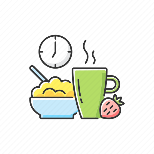 Healthy breakfast, morning, food, nourishment, oatmeal icon - Download on Iconfinder