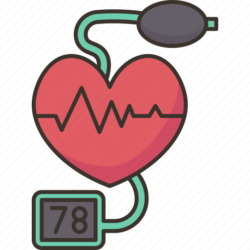 Blood, pressure, cardio, monitoring, healthcare icon - Download on Iconfinder
