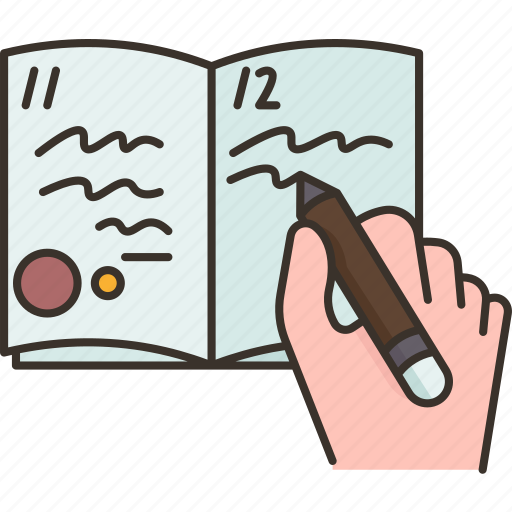 Diary, note, writing, memo, planner icon - Download on Iconfinder