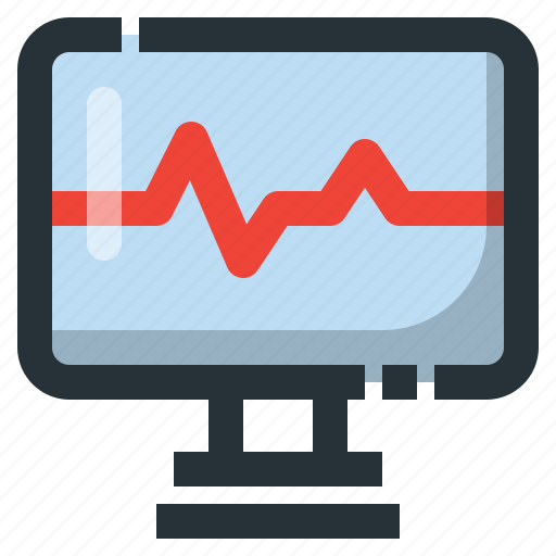 Beat, display, graph, heartbeat, monitor, pulse icon - Download on Iconfinder