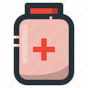 bottle, capsule, case, medicine, package, pill
