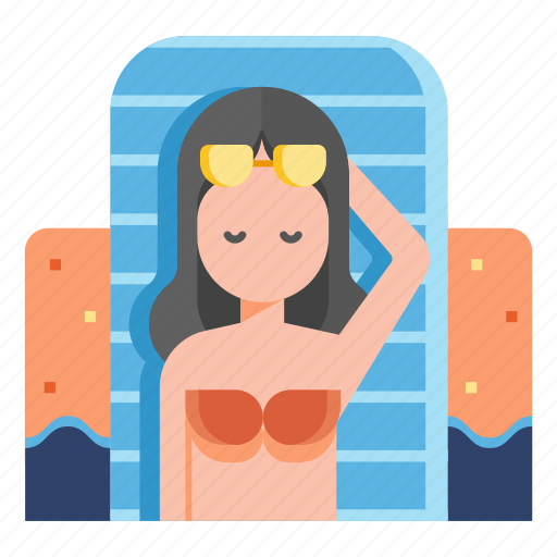 Beach, holiday, relax, take vacation, therapy, travel, vacation icon - Download on Iconfinder
