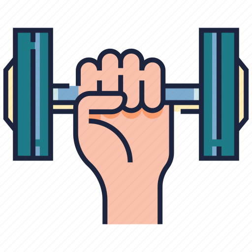 Dumbell, gym, healthy life, take exercise, training, weight, workout icon - Download on Iconfinder