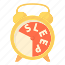 alarm, cartoon, clock, morning, object, sleep, time