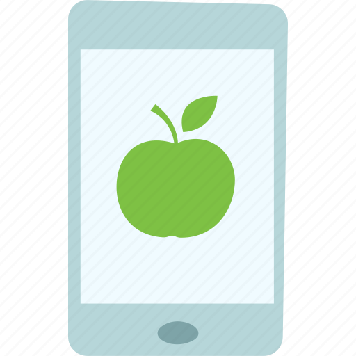 Healthy lifestyle, mobile phone, nutrition app, smartphone icon - Download on Iconfinder
