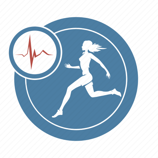Cardio, health, healthy, life, run, woman icon - Download on Iconfinder