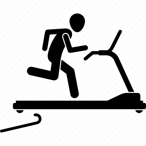 Active, exercise, gym, man, old, running, treadmill icon - Download on Iconfinder