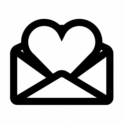 Envelope, heart, love, mail icon - Download on Iconfinder