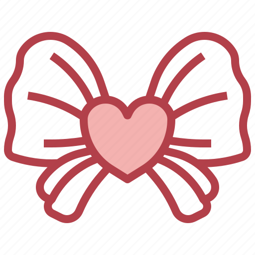 Bow, present, valentines, ribbon, love icon - Download on Iconfinder