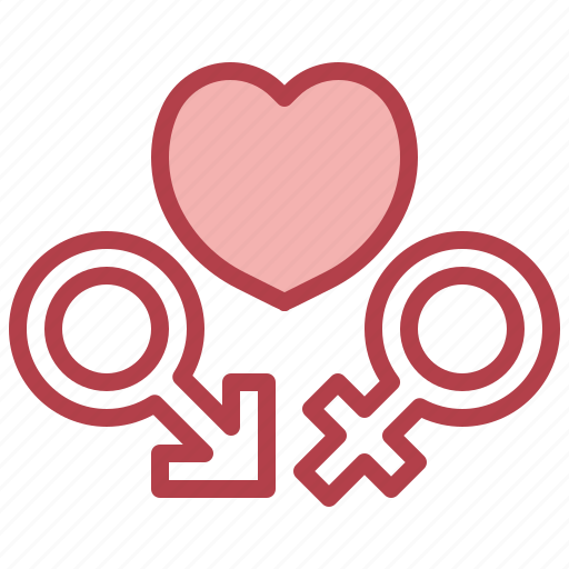 Female, male, sign, heartbeat, sex, genders, hearts icon - Download on Iconfinder