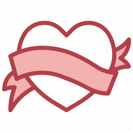 Ribbon, label, love, heart, wedding icon - Download on Iconfinder