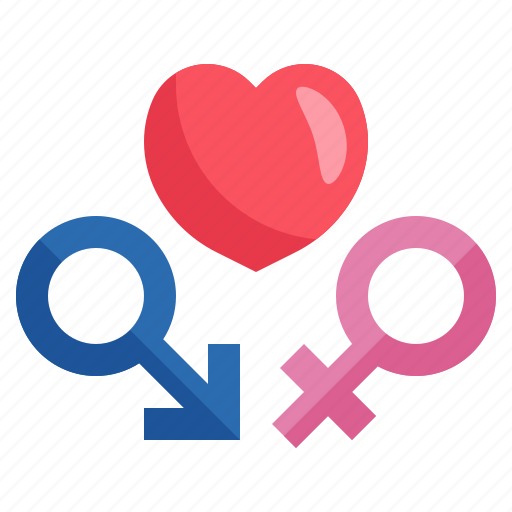Female, male, sign, heartbeat, sex, genders icon - Download on Iconfinder