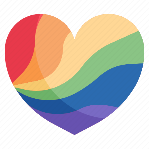 Heart, like, valentines, love, lgbtq icon - Download on Iconfinder