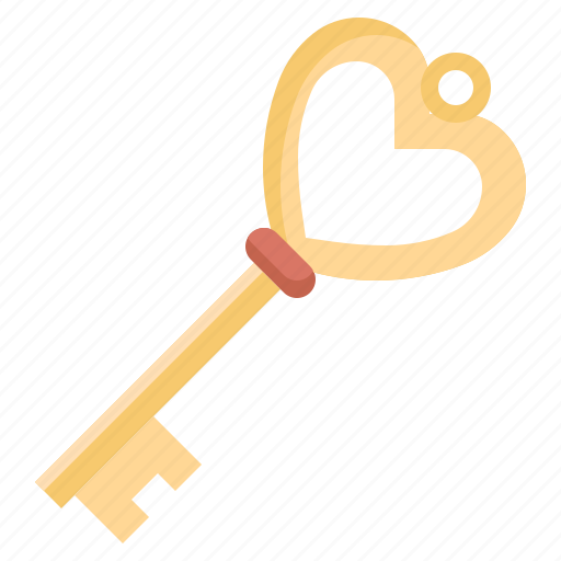 Key, relationship, heart, love, romance icon - Download on Iconfinder