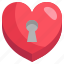 locked, heart, lock, padlock, love, romance 