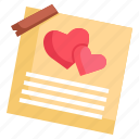 love, note, romance, lovely, message