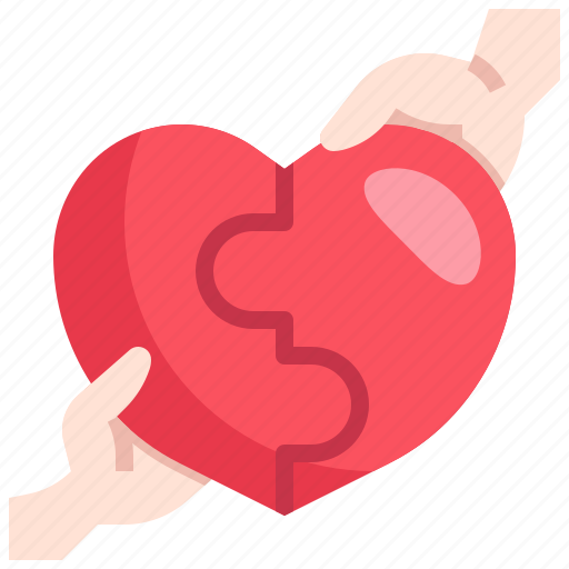 Puzzle, love, romance, jigsaw, heart, shaped, creativity icon - Download on Iconfinder