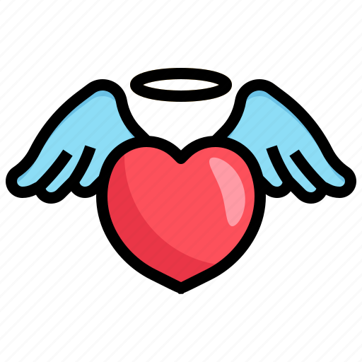 Love, wings, romance, valentines, romantic, heart icon - Download on Iconfinder