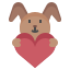 heart20, love, romance, shape, rabbit 