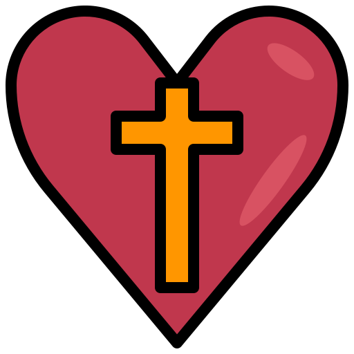Heart2, love, romance, shape, christianity icon - Free download