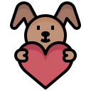 heart20, love, romance, shape, rabbit