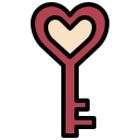 heart24, love, romance, shape, key