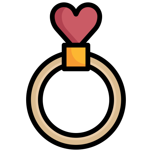 Heart25, love, romance, shape, ring icon - Free download
