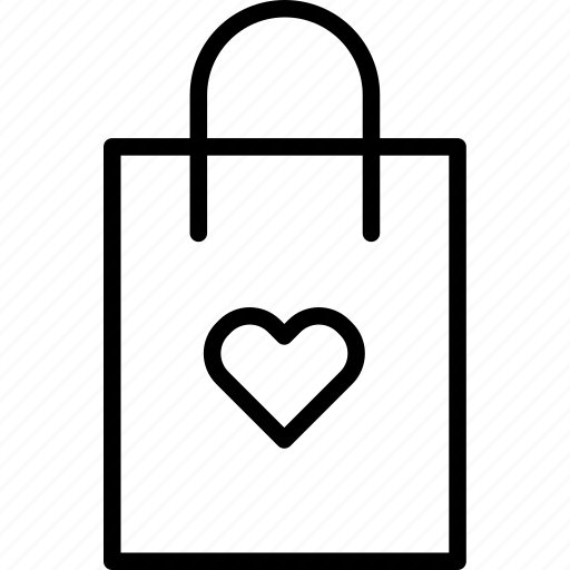 Bag, heart, love, passion, present, shopping, valentine icon - Download on Iconfinder