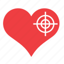 heart, love, pointer, rifle, scope, sight, sniper