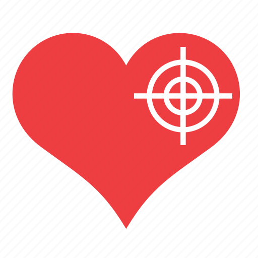 Heart, love, pointer, rifle, scope, sight, sniper icon - Download on Iconfinder