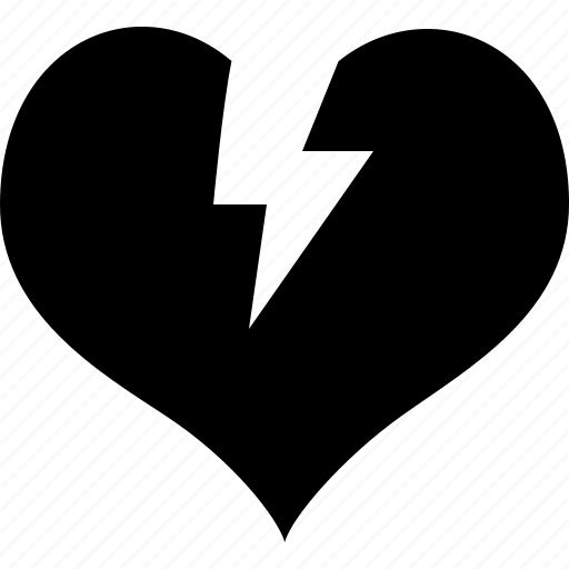 Broken heart, heart, heartbreak, love icon - Download on Iconfinder