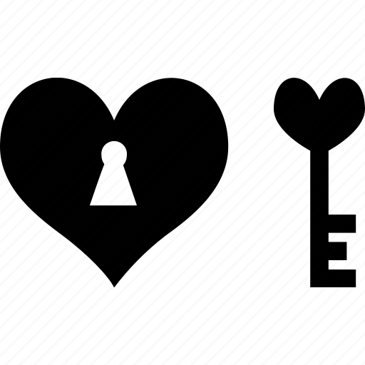 Heart, key, lock, love, valentines icon - Download on Iconfinder