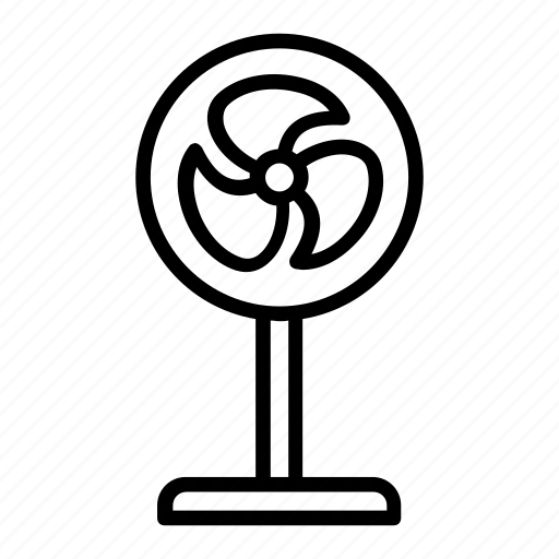 Cooling fan, electric fan, fan, pedestal fan, wind refresher icon - Download on Iconfinder
