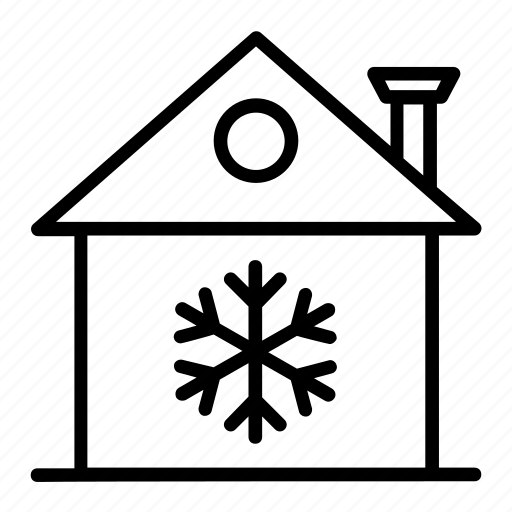 Cold house, cooling, house, snow house, snowflake icon - Download on Iconfinder